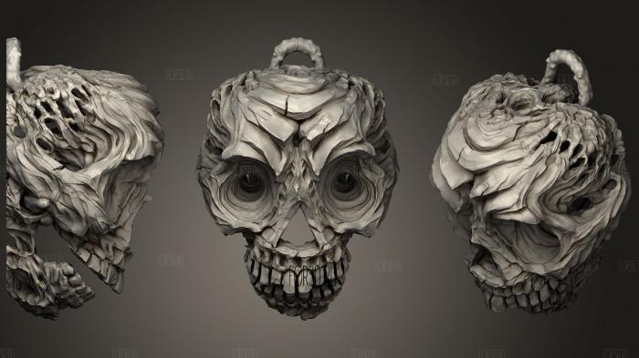 The Cursed Skull 3d stl модель для ЧПУ